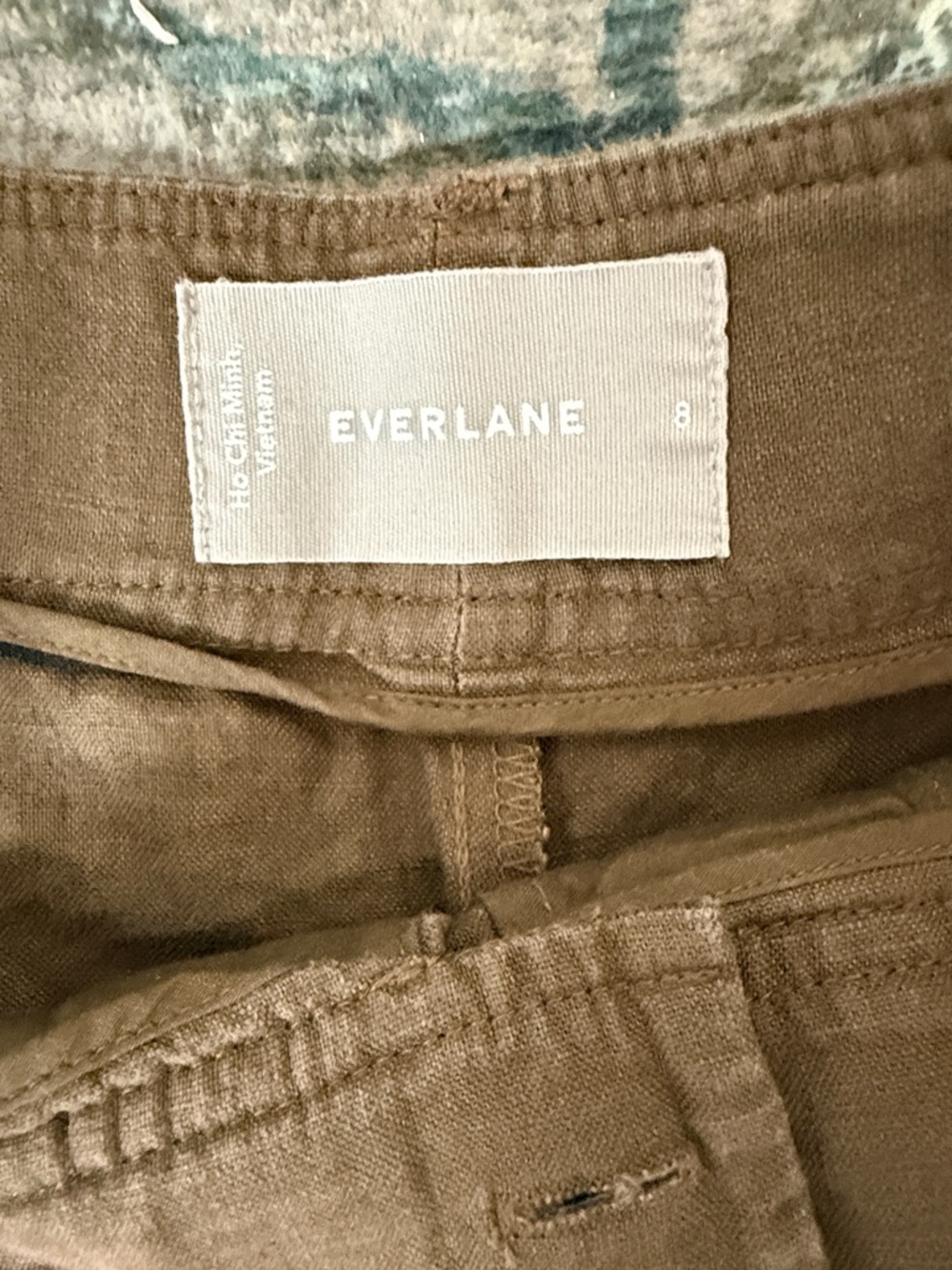Everlane Linen Way High Pants in Beech - Picture 2 of 7